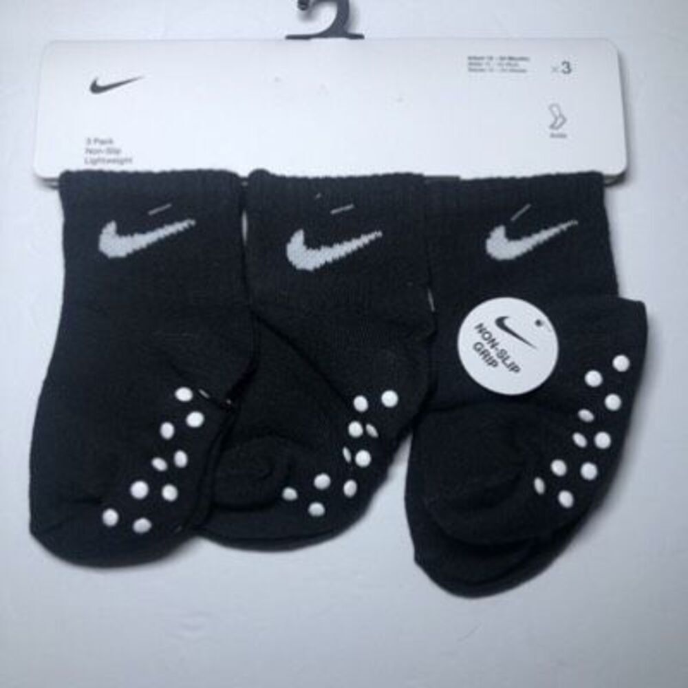 Nike Baby Ankle Gripper Socks 3-pack 12-24 months